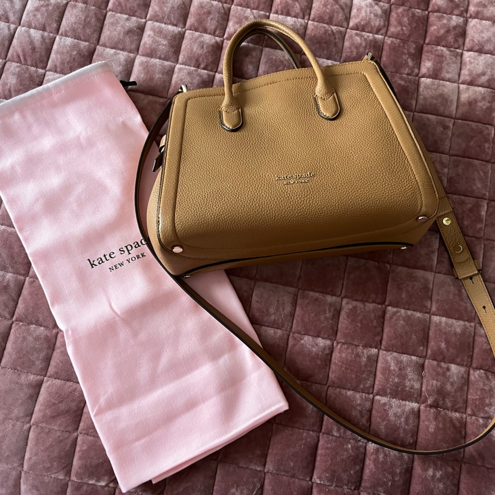 Kate Spade brown leather satchel